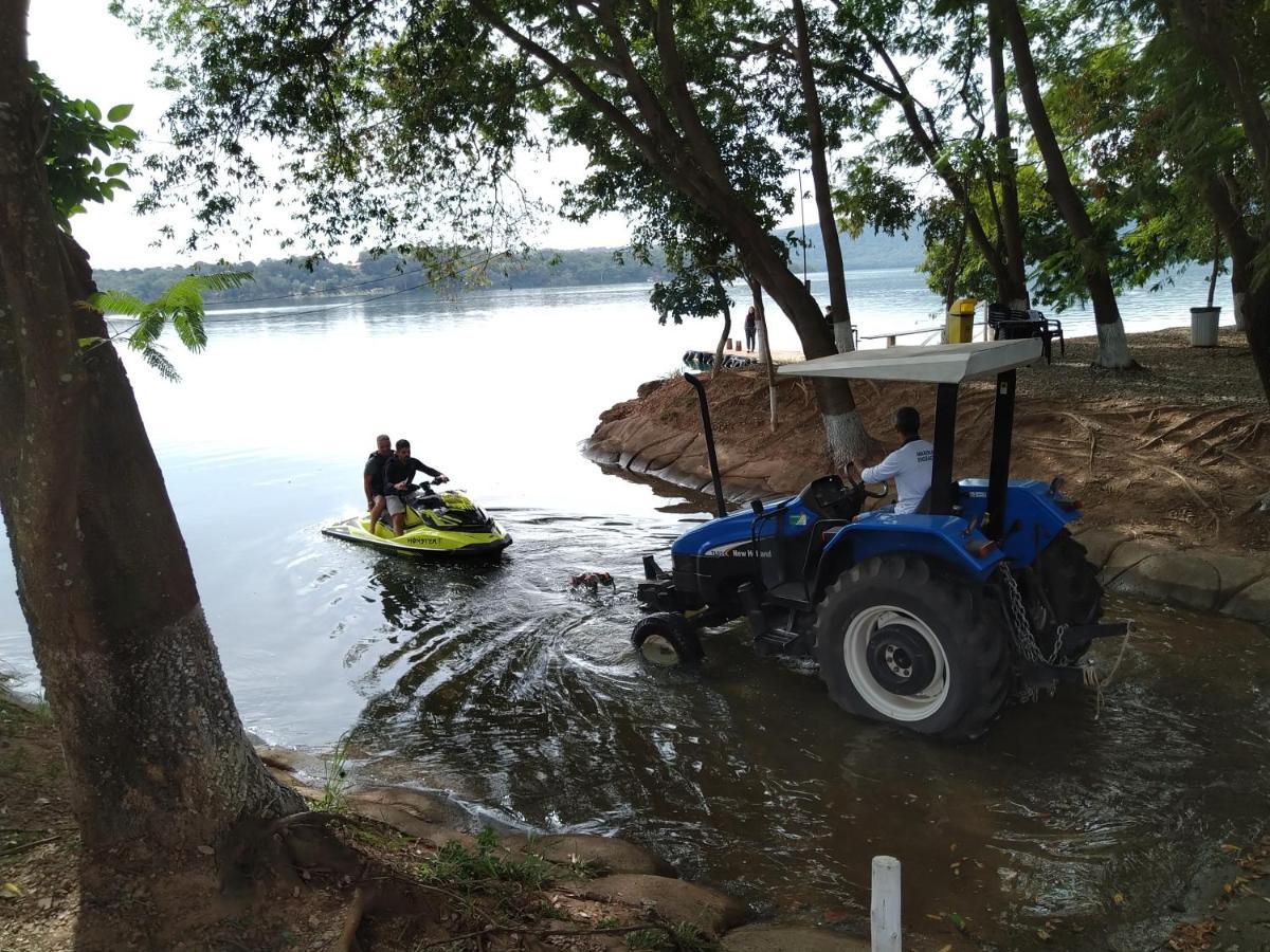 Apartamento Do Lago, Com Churrasqueira Privativa , Cozinha , Internet Banda Larga, Rampa Barco E Jet, Pesqueiro - B101 Caldas Novas Dış mekan fotoğraf